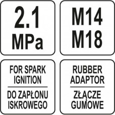 Set manometru pentru compresie cilindrica Yato YT-..